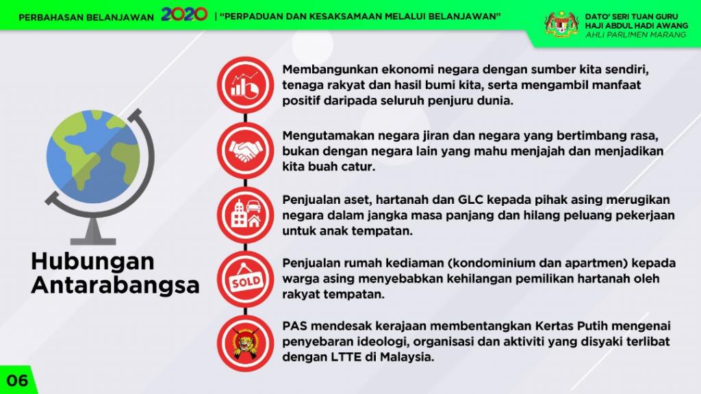 Perbahasan Belanjawan 2020 YB Marang: u201cPerpaduan Dan Kesaksamaan 