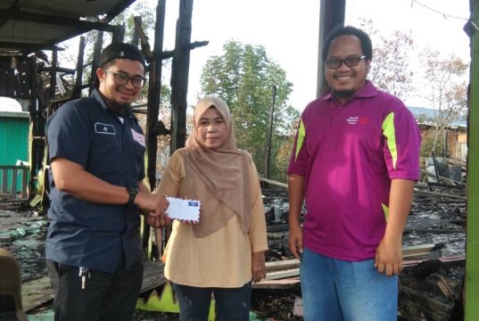 Mangsa kebakaran Kampung Mangkalinau dapat perhatian PAS