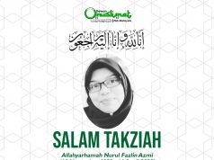 Salam Takziah dari Lajnah Penerangan & Media Baru DMPM