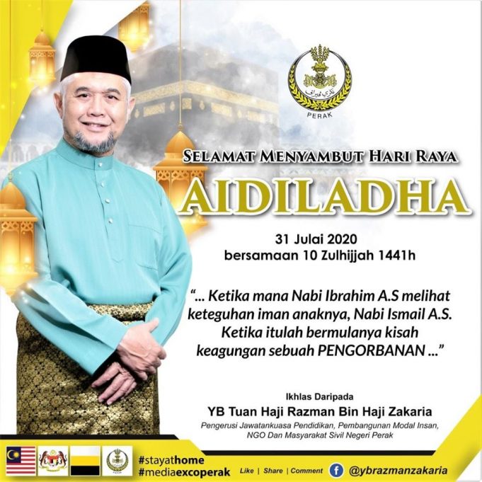 Selamat Menyambut Hari Raya Aidiladha 1441h Yb Razman Zakaria