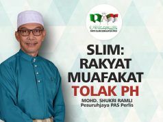 Slim: Rakyat Muafakat Tolak Pakatan