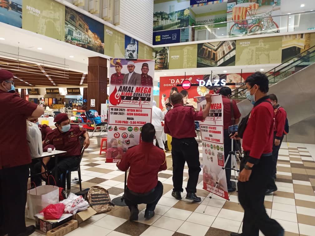 Terkini : JAM Melaka anjur program derma darah di Mydin ...