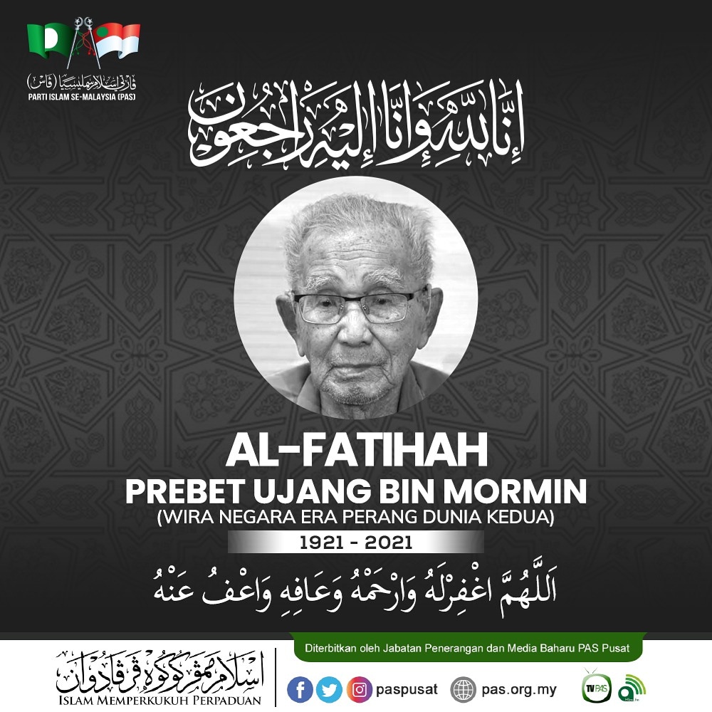 Takziah Buat Seluruh Ahli Keluarga Almarhum Prebet Ujang Mormin 