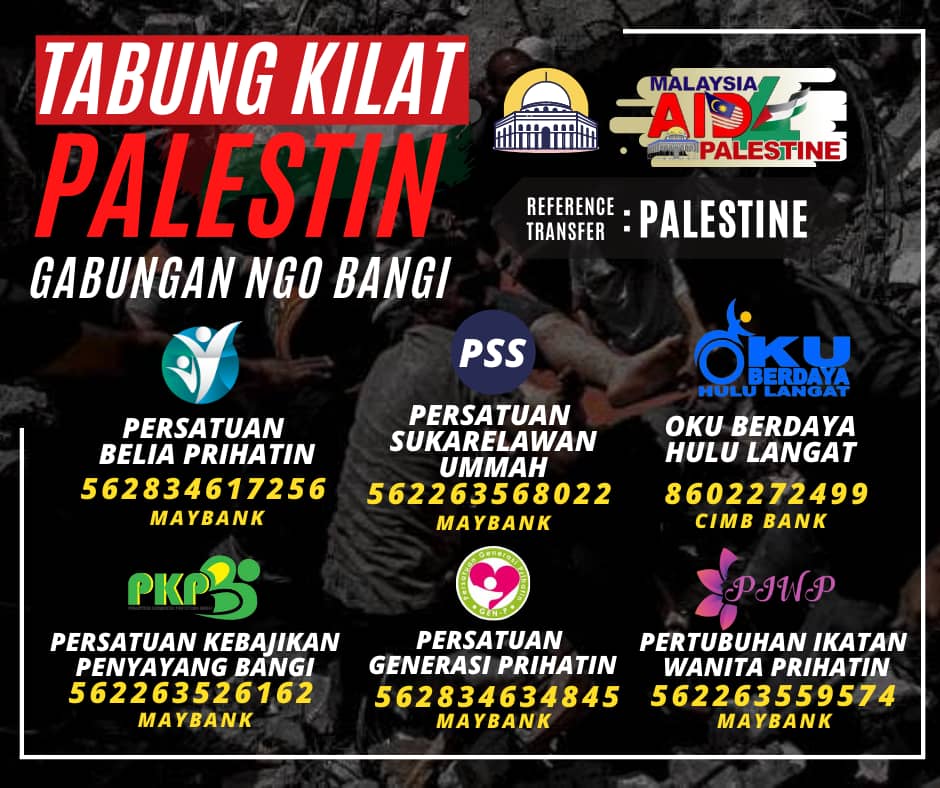 AID4Palestine: NGO-NGO Bangi teguh bersama - Pengerusi NGO Bangi 