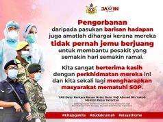 Kalam Dato’ Menteri Besar : Pengorbanan Barisan Hadapan Amat Dihargai