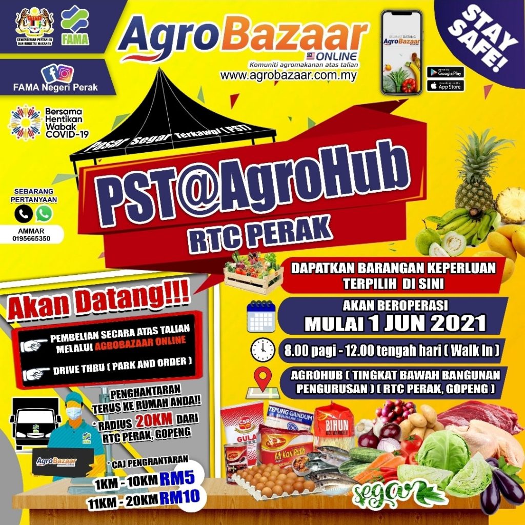 Info Perak Pst Agrohub Rtc Perak Beli Secara Atas Talian Dan Drive Thru Berita Parti Islam Se Malaysia Pas