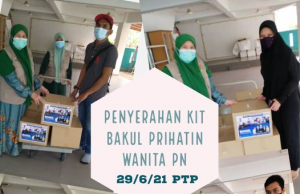 Penyerahan bakul prihatin wanita PN kepada yang memerlukan – DMPK Pandan