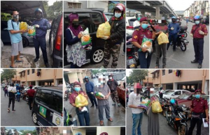 Program AD4C : Sumbangan kit bantuan makanan kepada 7 keluarga – JAMK Ampang
