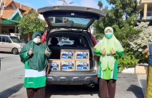 Serahan bakul PRIHATIN Covid-19 – Muslimat PAS DUN Gombak Setia