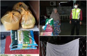 Kibaran bendera putih : Sumbangan kit bantuan makanan kepada 2 keluarga – JAMK Ampang