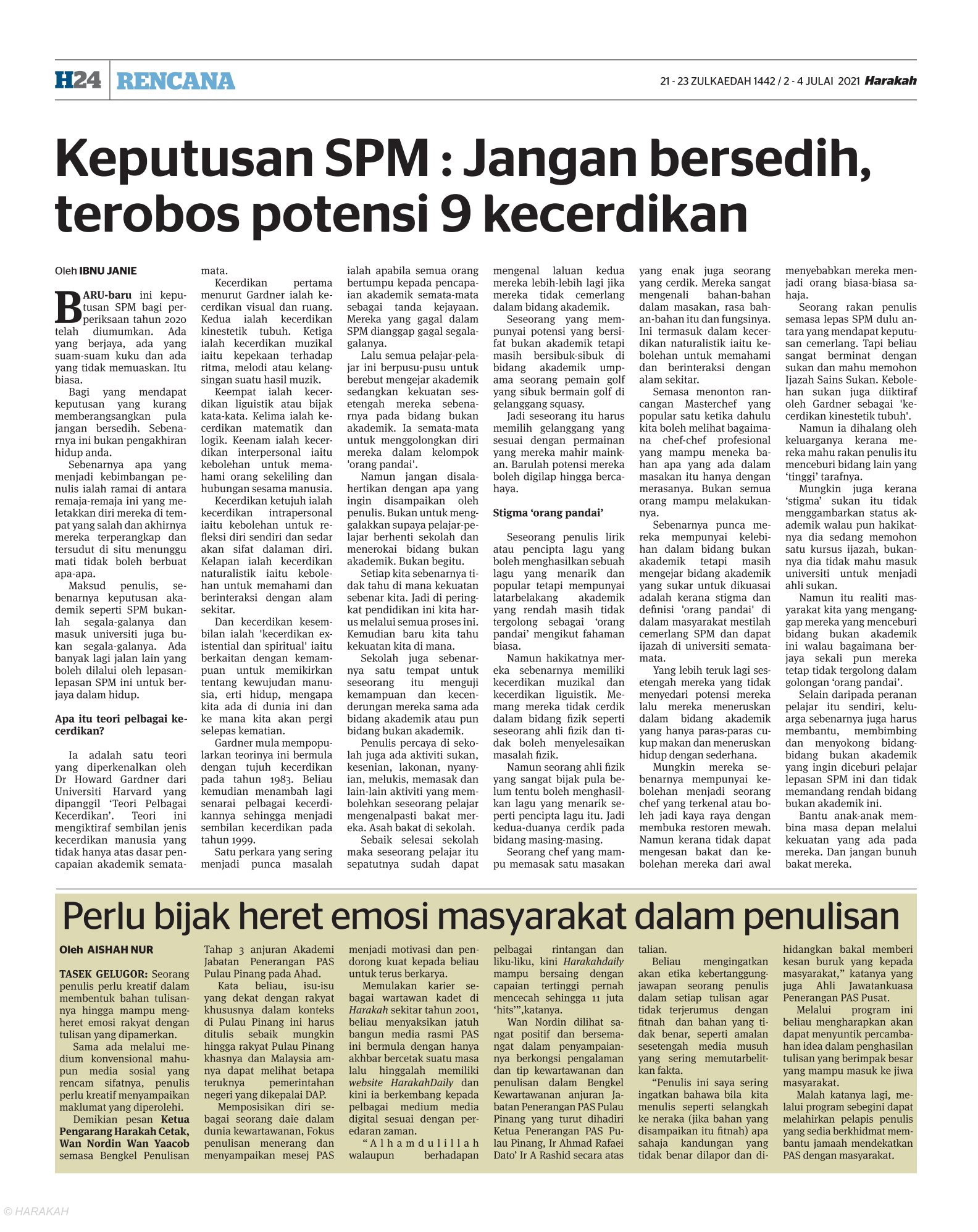 maksud kredit dalam spm