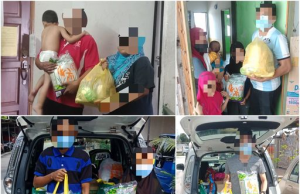 Program AD4C : Sumbangan kit bantuan makanan kepada 6 keluarga – JAMK Ampang