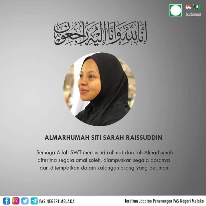 Pemergian Siti Sarah dan Ustaz Mohd Said | PAS Melaka ...