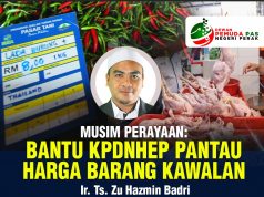 Musim Perayaan: Bantu KPDNHEP pantau harga barang kawalan