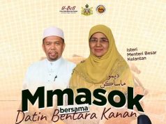 Demo Masakan Tradisional bersama Datin Bentara Kanan bakal berlangsung
