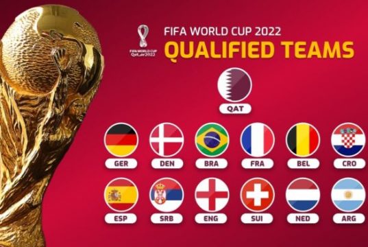 Lima negara teratas gagal melayakkan diri ke Piala Dunia FIFA 2022