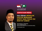 PAS Perak menolak politik murahan DAPSY dan fokus isu rakyat Sabah