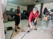 100 Petugas Khidmat Malaysia Marang Bantu Mangsa DUN Bukit Payong