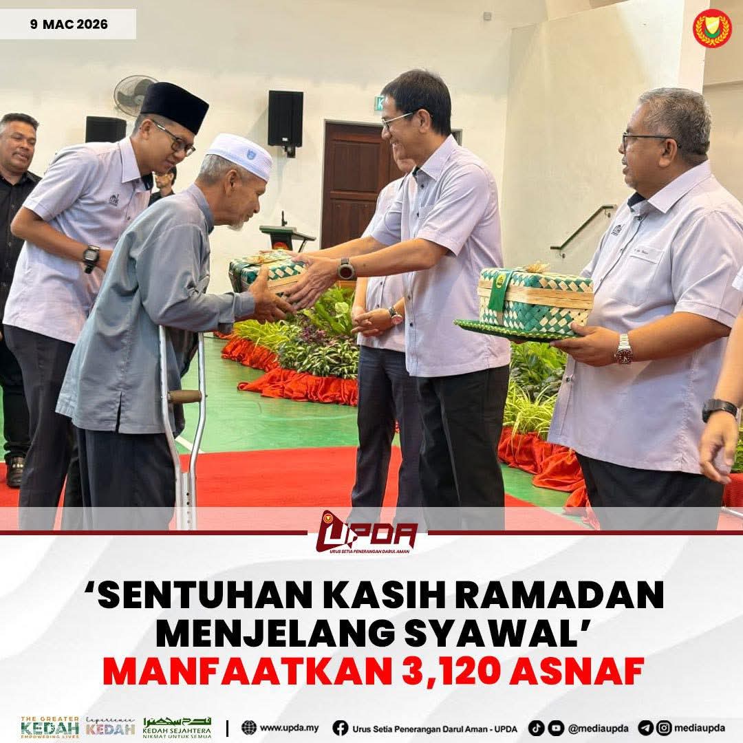 ‘SENTUHAN KASIH RAMADAN MENJELANG SYAWAL’ MANFAATKAN 3,120 ASNAF
