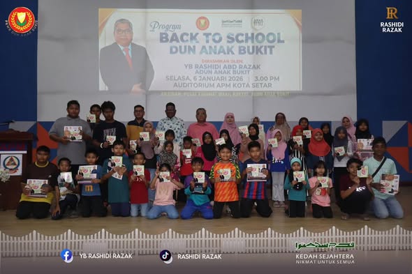 250 PELAJAR TERIMA SUMBANGAN BACK TO SCHOOL DUN ANAK BUKIT