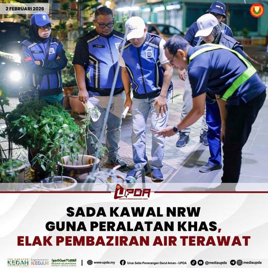 SADA KAWAL NRW GUNA PERALATAN KHAS, ELAK PEMBAZIRAN AIR TERAWAT