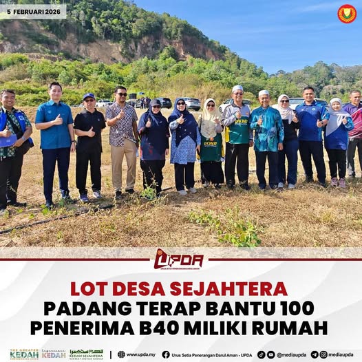 LOT DESA SEJAHTERA PADANG TERAP BANTU 100 PENERIMA B40 MILIKI RUMAH
