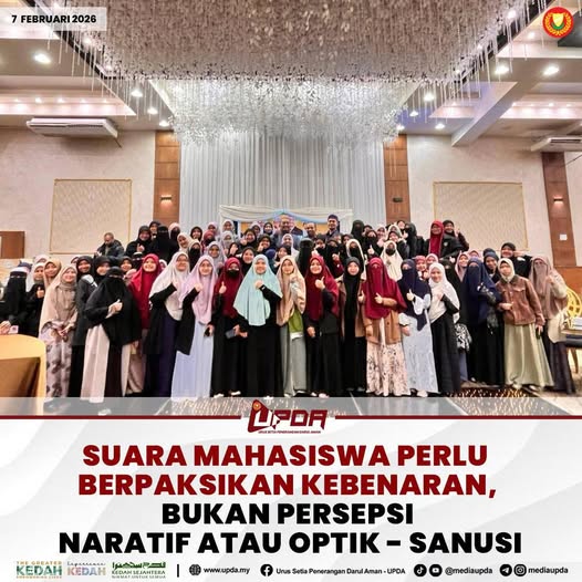 SUARA MAHASISWA PERLU BERPAKSIKAN KEBENARAN, BUKAN PERSEPSI, NARATIF ATAU OPTIK - SANUSI