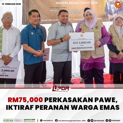RM75,000 PERKASAKAN PAWE, IKTIRAF PERANAN WARGA EMAS