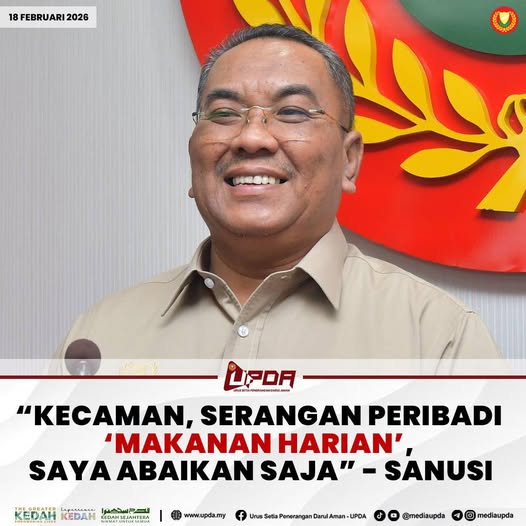 “KECAMAN, SERANGAN PERIBADI ‘MAKANAN HARIAN’, SAYA ABAIKAN SAJA” - SANUSI