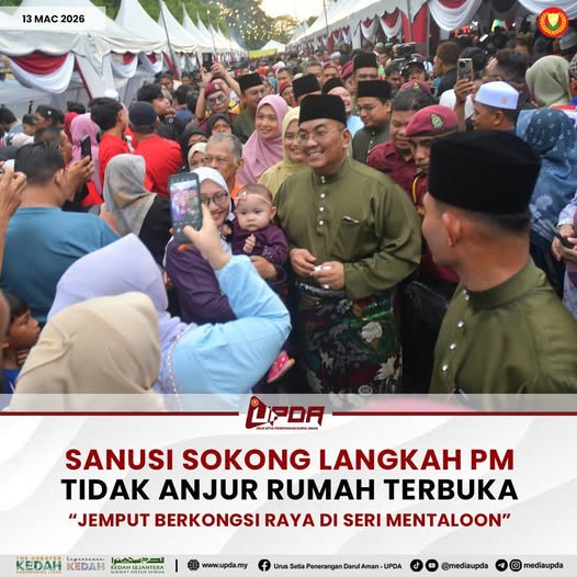 SANUSI SOKONG LANGKAH PM TIDAK ANJUR RUMAH TERBUKA