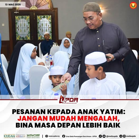 PESANAN KEPADA ANAK YATIM: JANGAN MUDAH MENGALAH, BINA MASA DEPAN LEBIH BAIK Roslinda Hashim