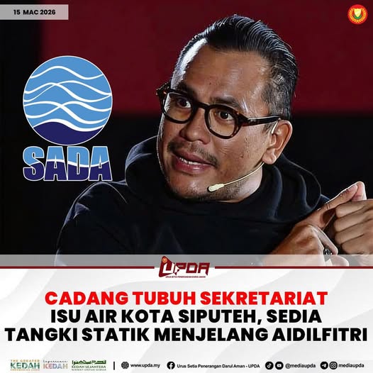 CADANG TUBUH SEKRETARIAT ISU AIR KOTA SIPUTEH, SEDIA TANGKI STATIK MENJELANG AIDILFITRI