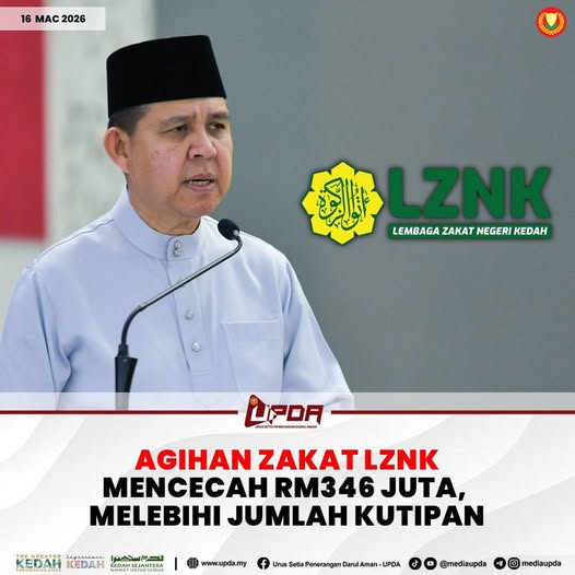 AGIHAN ZAKAT LZNK MENCECAH RM346 JUTA, MELEBIHI JUMLAH KUTIPAN