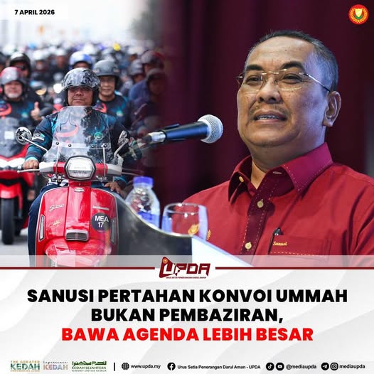 SANUSI PERTAHAN KONVOI UMMAH BUKAN PEMBAZIRAN, BAWA AGENDA LEBIH BESAR