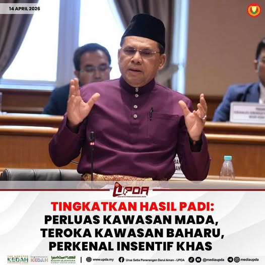 TINGKATKAN HASIL PADI: PERLUAS KAWASAN MADA, TEROKA KAWASAN BAHARU, PERKENAL INSENTIF KHAS