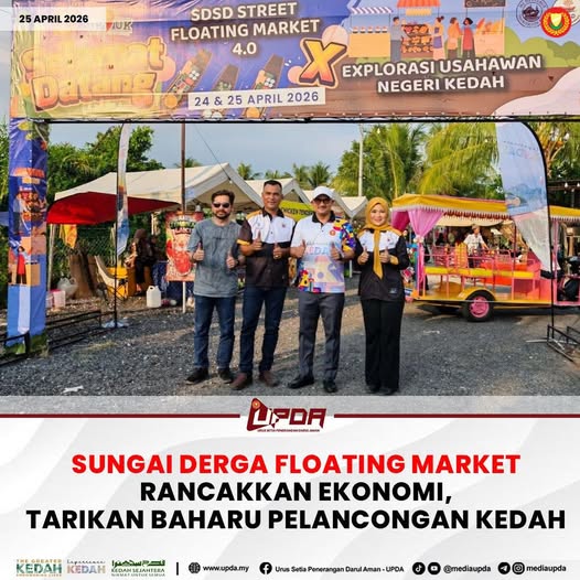 SUNGAI DERGA FLOATING MARKET RANCAKKAN EKONOMI, TARIKAN BAHARU PELANCONGAN KEDAH