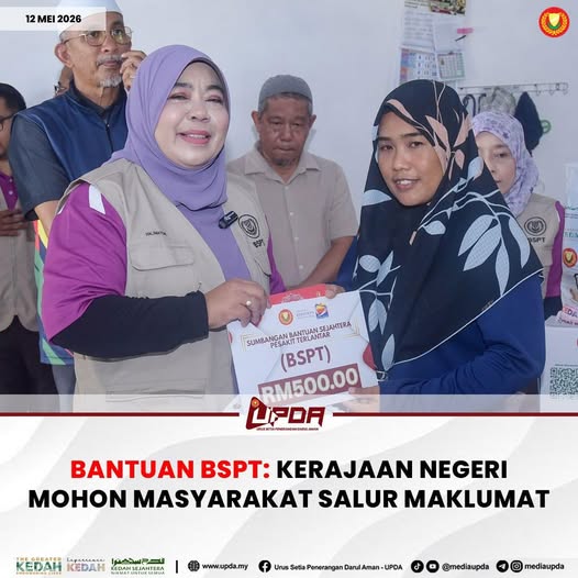 BANTUAN BSPT: KERAJAAN NEGERI MOHON MASYARAKAT SALUR MAKLUMAT