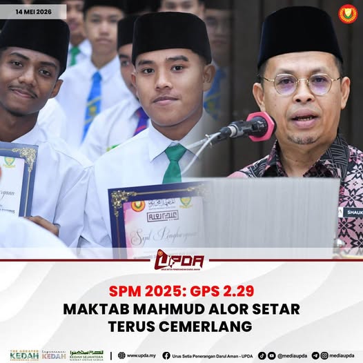 SPM 2025: GPS 2.29 MAKTAB MAHMUD ALOR SETAR TERUS CEMERLANG