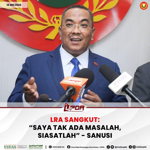LRA SANGKUT: “SAYA TAK ADA MASALAH, SIASATLAH” - SANUSI
