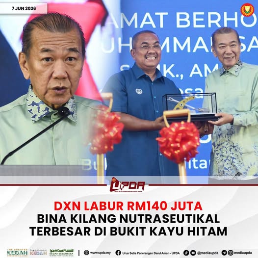 DXN LABUR RM140 JUTA BINA KILANG NUTRASEUTIKAL TERBESAR DI BUKIT KAYU HITAM