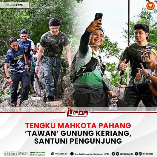 TENGKU MAHKOTA PAHANG ‘TAWAN’ GUNUNG KERIANG, SANTUNI PENGUNJUNG