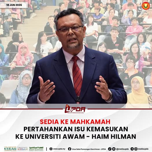 SEDIA KE MAHKAMAH PERTAHANKAN ISU KEMASUKAN KE UNIVERSITI AWAM - HAIM HILMAN