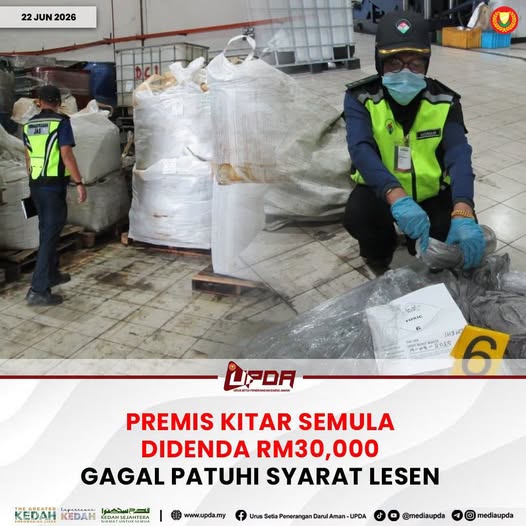 PREMIS KITAR SEMULA DIDENDA RM30,000 GAGAL PATUHI SYARAT LESEN