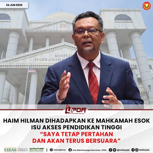 HAIM HILMAN DIHADAPKAN KE MAHKAMAH ESOK ISU AKSES PENDIDIKAN TINGGI