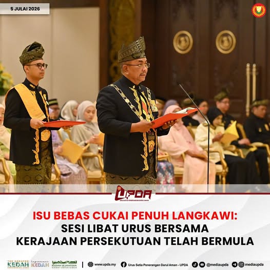 ISU BEBAS CUKAI PENUH LANGKAWI: SESI LIBAT URUS BERSAMA KERAJAAN PERSEKUTUAN TELAH BERMULA