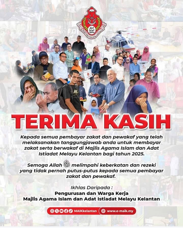 MAIK zahir penghargaan kepada pembayar zakat dan pewakaf