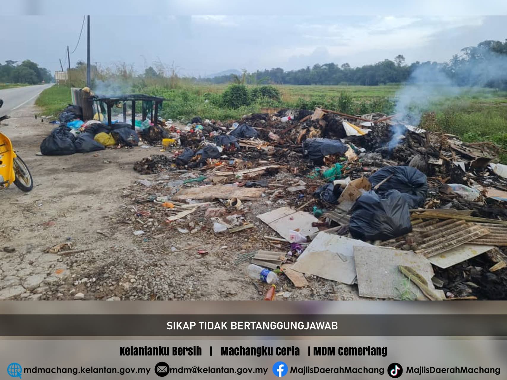 Pembakaran sampah dalam tong awam, MDM ambil tindakan tegas