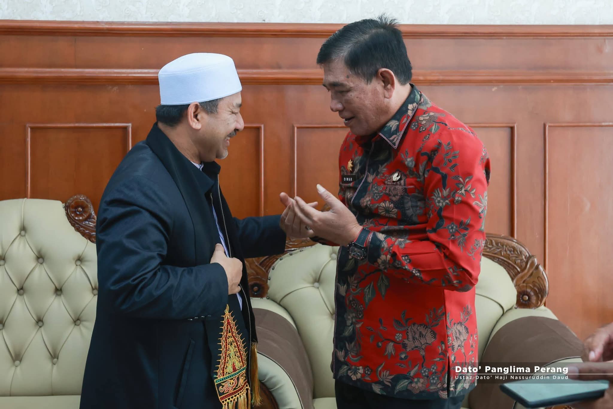 Dua pemimpin Serambi Mekah bertemu demi kemanusiaan sejagat