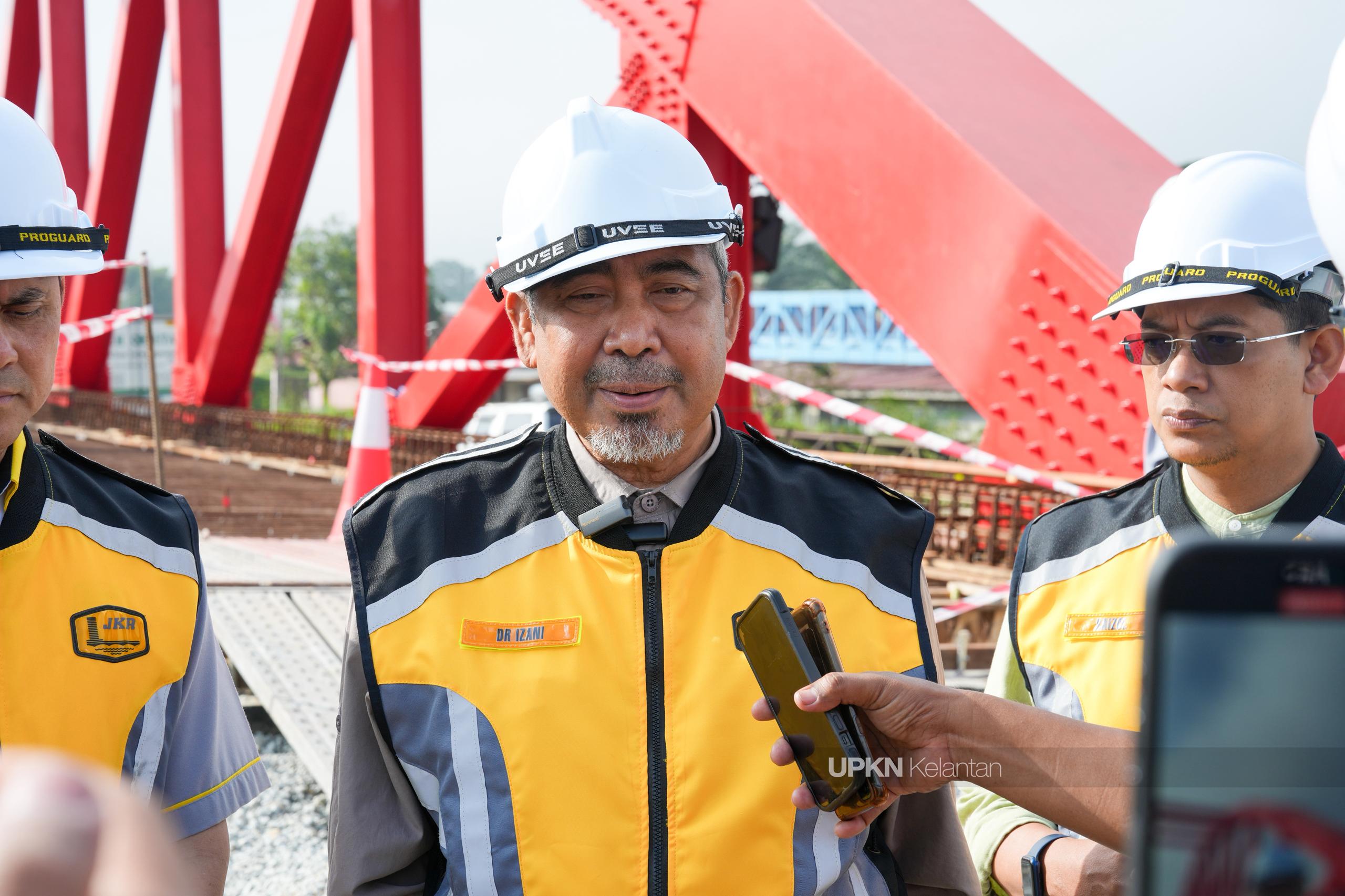 Kemajuan projek Jambatan Sungai Durian capai 49.39 peratus