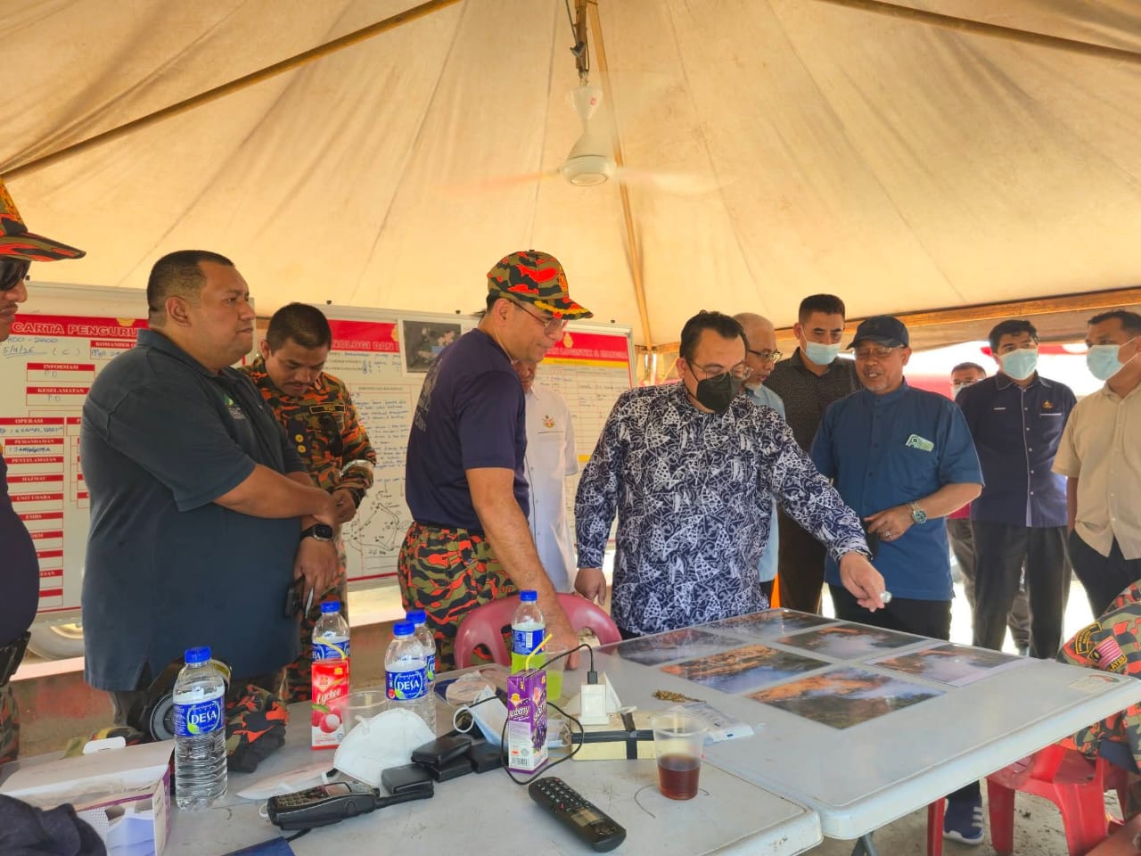 Exco Alam Sekitar tinjau kebakaran Tapak Pelupusan Bukit Che Ros, pastikan kawalan lindungi kualiti udara